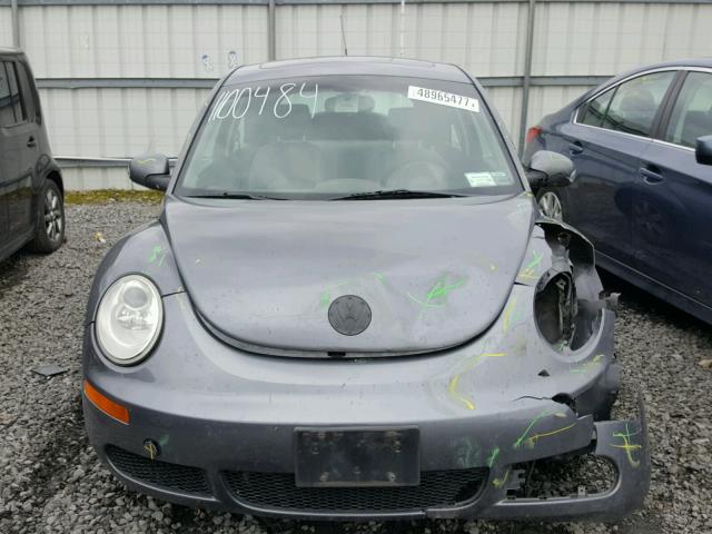 3VWRW31C06M400109 - 2006 VOLKSWAGEN NEW BEETLE GRAY photo 9