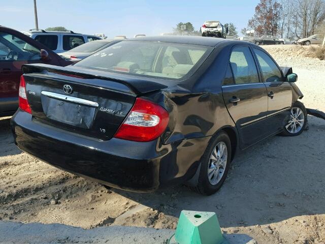 4T1BF32K44U064737 - 2004 TOYOTA CAMRY LE BLACK photo 4