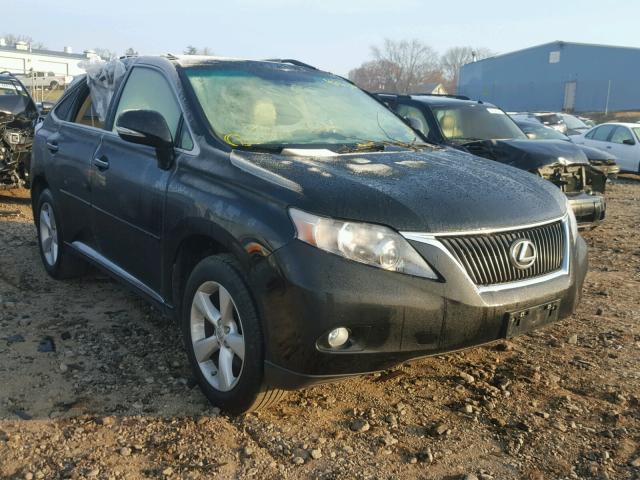 2T2BK1BAXBC099056 - 2011 LEXUS RX 350 BLACK photo 1