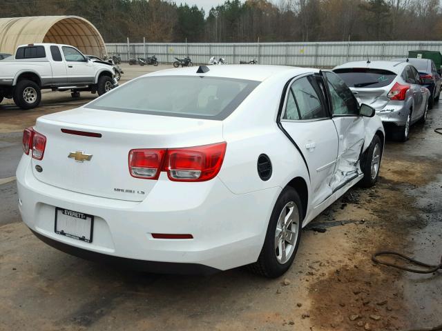 1G11B5SL8EF189867 - 2014 CHEVROLET MALIBU LS WHITE photo 4