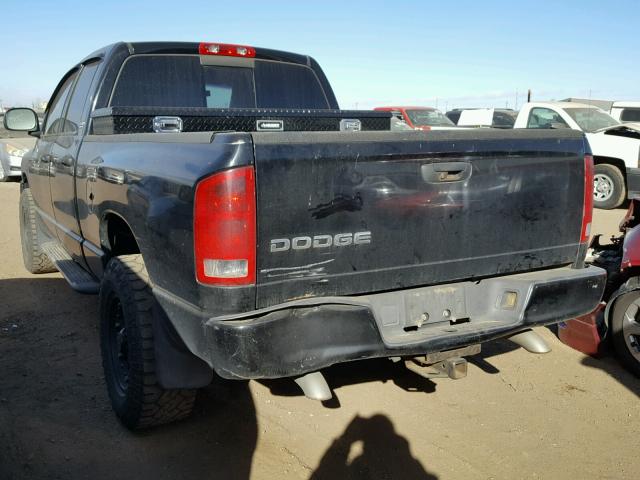 1B7HU18Z92J112762 - 2002 DODGE RAM 1500 BLACK photo 3