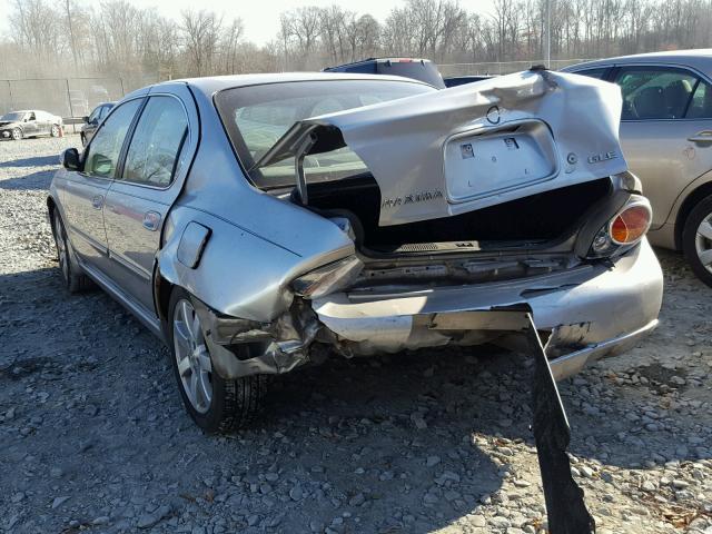 JN1DA31A93T404895 - 2003 NISSAN MAXIMA GLE SILVER photo 3