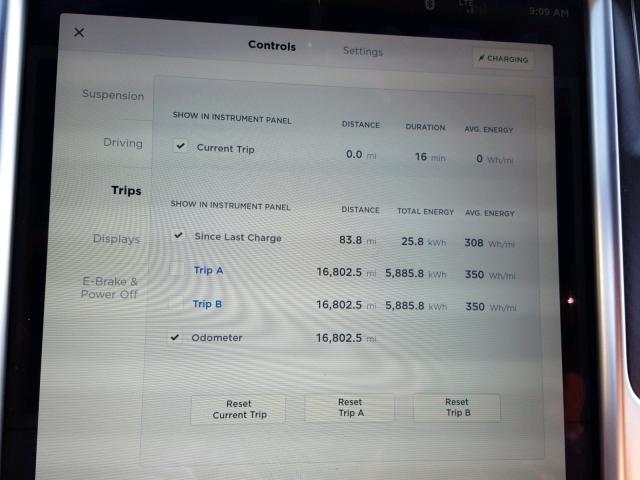 5YJSA1E25HF218793 - 2017 TESLA MODEL S Qara foto 8