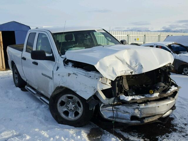 1C6RD7FP9CS314089 - 2012 DODGE RAM 1500 S WHITE photo 1