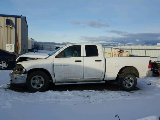 1C6RD7FP9CS314089 - 2012 DODGE RAM 1500 S WHITE photo 9