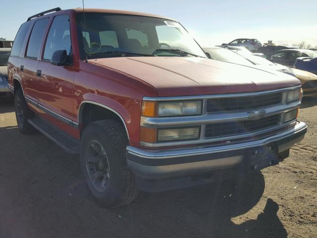 1GNEK13R0XJ539469 - 1999 CHEVROLET TAHOE K150 RED photo 1