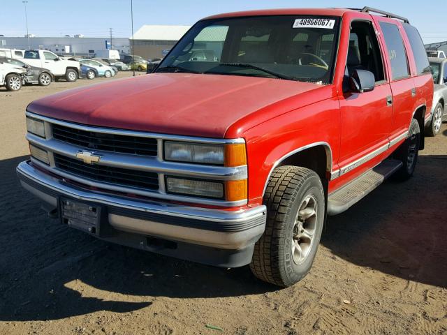 1GNEK13R0XJ539469 - 1999 CHEVROLET TAHOE K150 RED photo 2