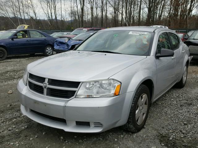 1B3LC46B79N563777 - 2009 DODGE AVENGER SE SILVER photo 2