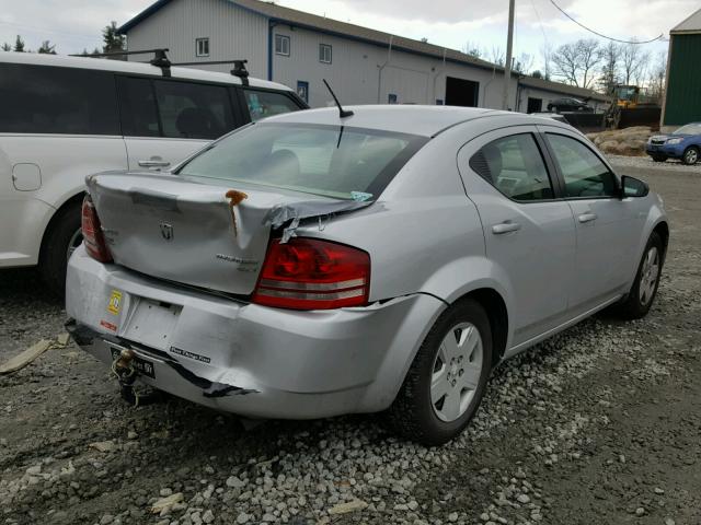 1B3LC46B79N563777 - 2009 DODGE AVENGER SE SILVER photo 4