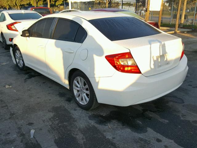 2HGFB2F96CH517441 - 2012 HONDA CIVIC EXL 白色 照片 3
