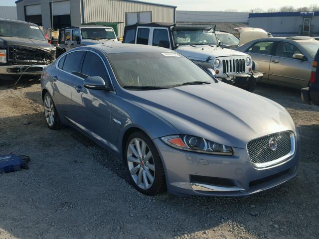 SAJWA0EX7E8U17963 - 2014 JAGUAR XF BLUE photo 1