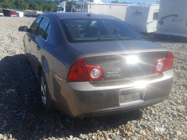 1G1ZC5EB0AF113539 - 2010 CHEVROLET MALIBU 1LT 棕色 照片 3