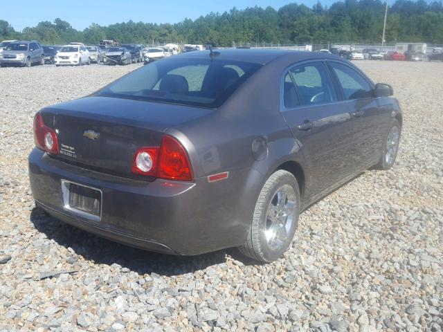 1G1ZC5EB0AF113539 - 2010 CHEVROLET MALIBU 1LT 棕色 照片 4
