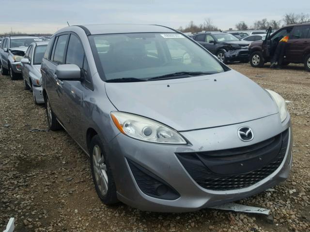 JM1CW2BL3C0105487 - 2012 MAZDA 5 SILVER photo 1