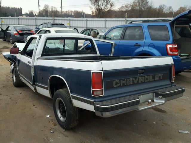 1GCCS14R4M8280731 - 1991 CHEVROLET S TRUCK S1 TWO TONE photo 3