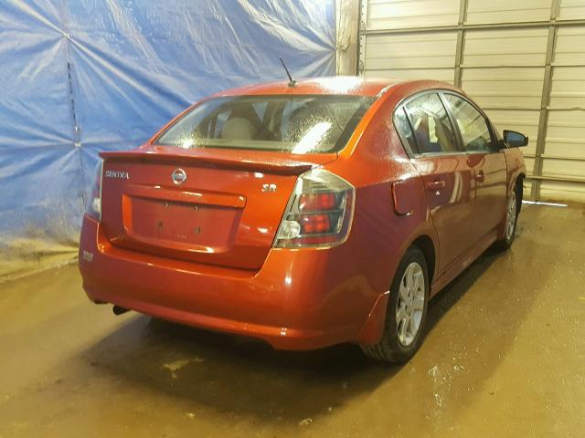 3N1AB6AP6BL617988 - 2011 NISSAN SENTRA 2.0 RED photo 4