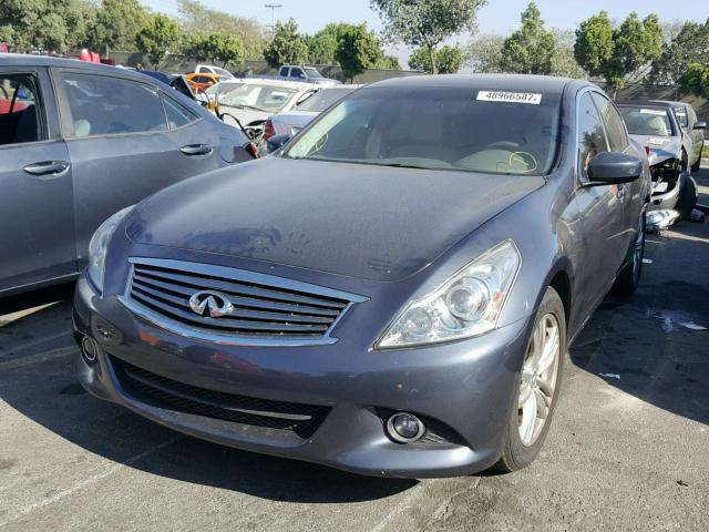 JN1CV6AP1BM305339 - 2011 INFINITI G37 BASE CHARCOAL photo 2