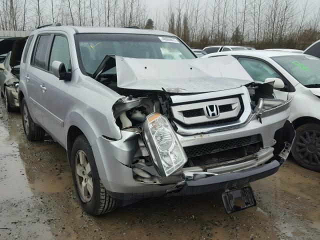 5FNYF4H55BB061664 - 2011 HONDA PILOT EXL GRAY photo 1