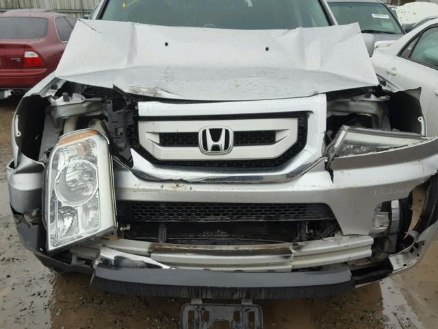 5FNYF4H55BB061664 - 2011 HONDA PILOT EXL GRAY photo 7