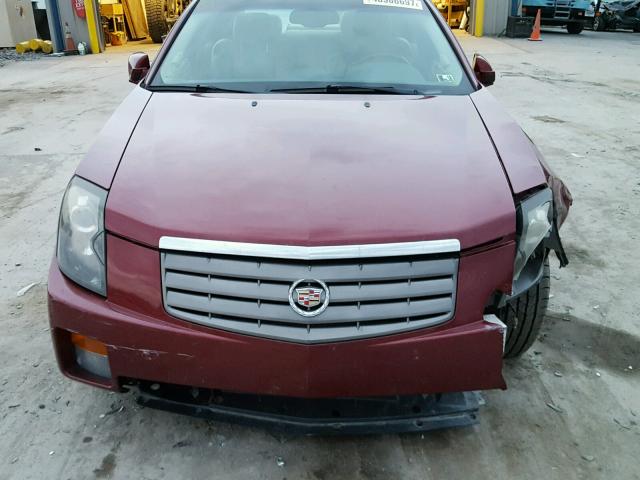 1G6DM57N430117611 - 2003 CADILLAC CTS MAROON photo 10