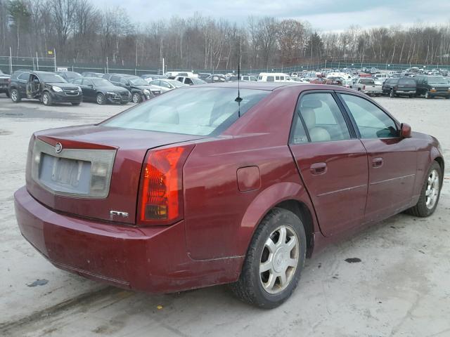 1G6DM57N430117611 - 2003 CADILLAC CTS MAROON photo 4