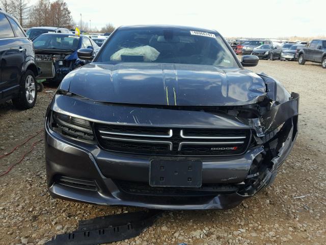 2C3CDXBG3FH751672 - 2015 DODGE CHARGER SE GRAY photo 7