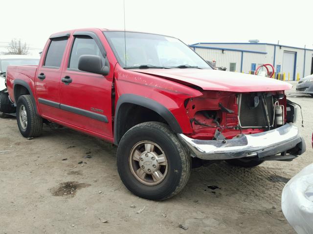 1GCDT136058275570 - 2005 CHEVROLET COLORADO RED photo 1