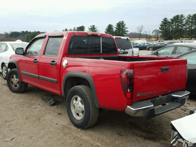 1GCDT136058275570 - 2005 CHEVROLET COLORADO RED photo 3