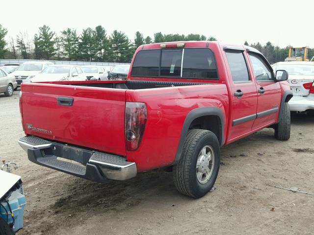 1GCDT136058275570 - 2005 CHEVROLET COLORADO RED photo 4