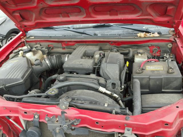 1GCDT136058275570 - 2005 CHEVROLET COLORADO RED photo 7