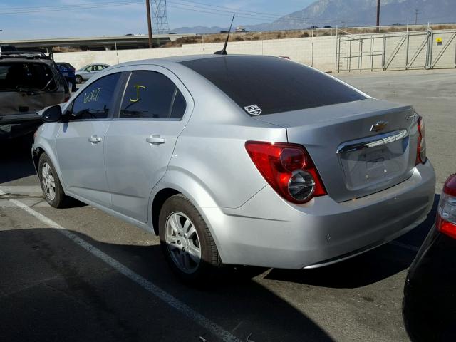 1G1JC5SG0E4219360 - 2014 CHEVROLET SONIC LT SILVER photo 3