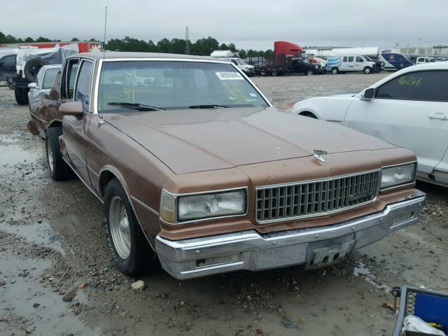 1G1BL51H0HA156913 - 1987 CHEVROLET CAPRICE BROWN photo 1