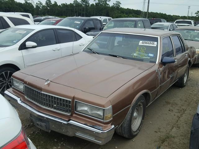 1G1BL51H0HA156913 - 1987 CHEVROLET CAPRICE BROWN photo 2