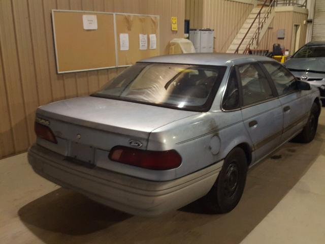 1FACP50U9NA156747 - 1992 FORD TAURUS L BLUE photo 4