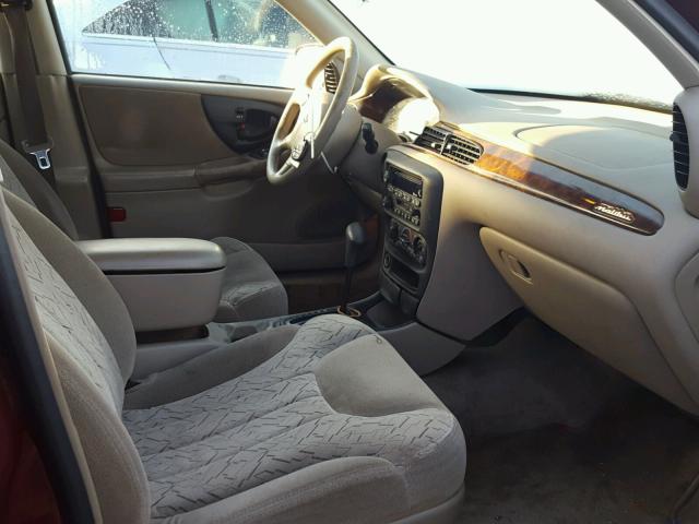 1G1NE52J816177915 - 2001 CHEVROLET MALIBU LS MAROON photo 5