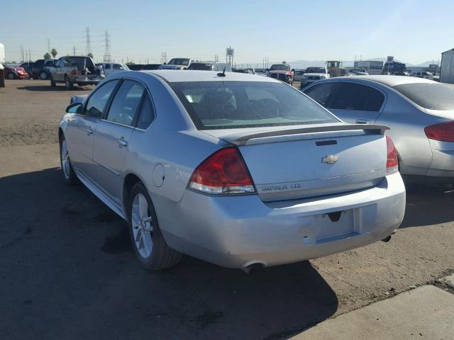 2G1WC5E36D1115318 - 2013 CHEVROLET IMPALA LTZ SILVER photo 3