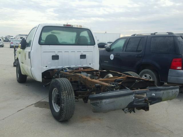 1FTSF30F5YEE07484 - 2000 FORD F350 SRW S WHITE photo 3