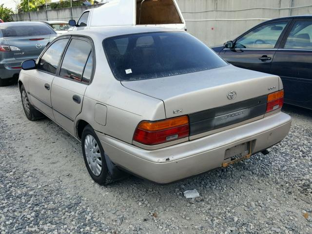 1NXAE09B4SZ300450 - 1995 TOYOTA COROLLA LE GOLD photo 3