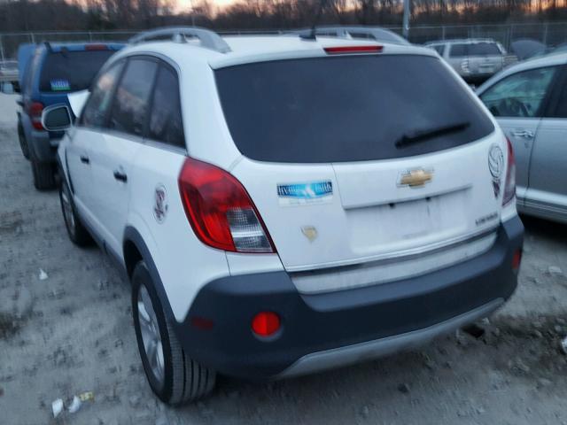 3GNAL2EK6ES521765 - 2014 CHEVROLET CAPTIVA LS WHITE photo 3