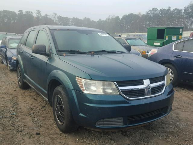 3D4GG47B19T204009 - 2009 DODGE JOURNEY SE GREEN photo 1