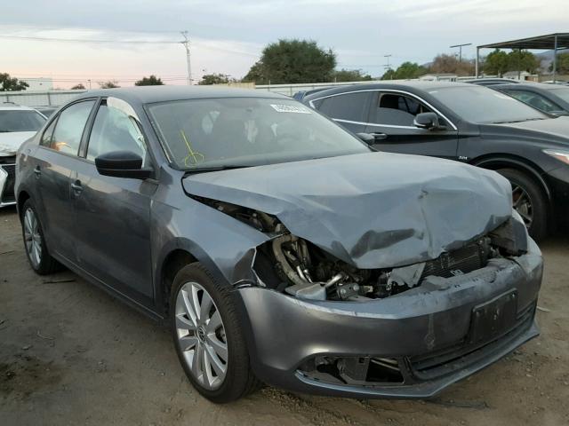 3VW1K7AJ3EM388549 - 2014 VOLKSWAGEN JETTA BASE ნაცრისფერი ფოტო 1