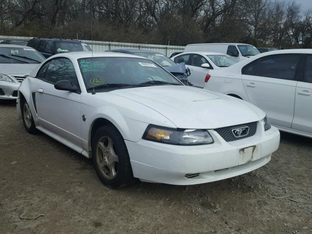 1FAFP40424F124148 - 2004 FORD MUSTANG WHITE photo 1