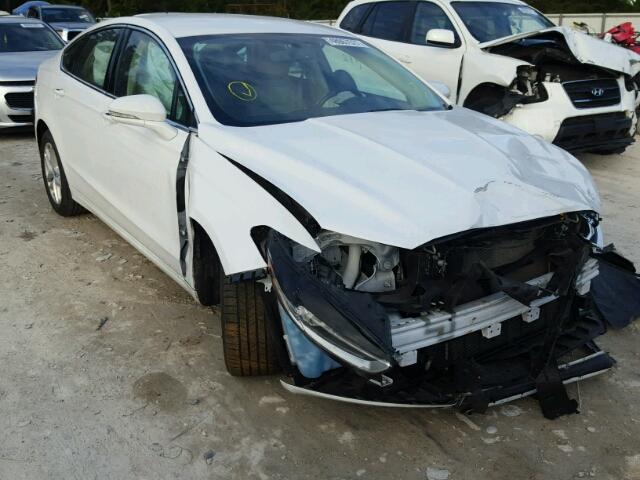 1FA6P0HD1G5132295 - 2016 FORD FUSION SE WHITE photo 1