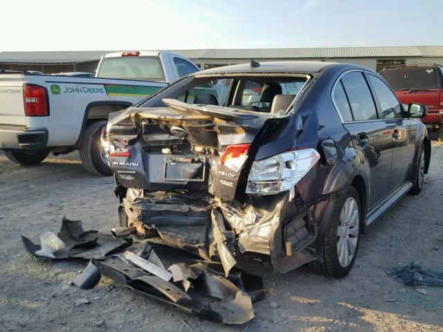 4S3BMBK60C3032475 - 2012 SUBARU LEGACY 2.5 GRAY photo 4