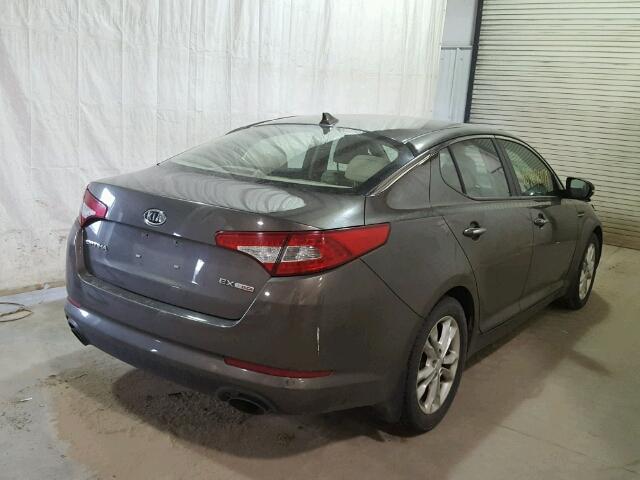 5XXGN4A65CG059462 - 2012 KIA OPTIMA EX GRAY photo 4