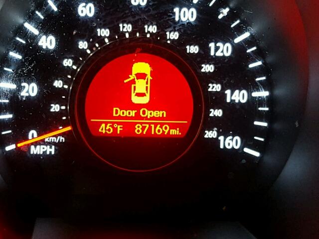 5XXGN4A65CG059462 - 2012 KIA OPTIMA EX GRAY photo 8