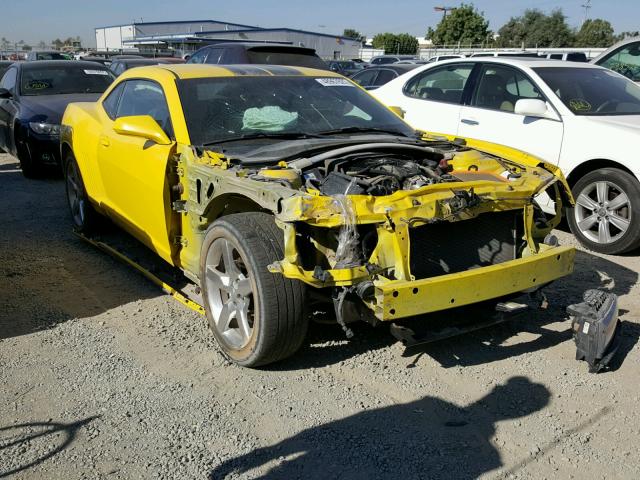 2G1FB1E35E9263992 - 2014 CHEVROLET CAMARO LT YELLOW photo 1