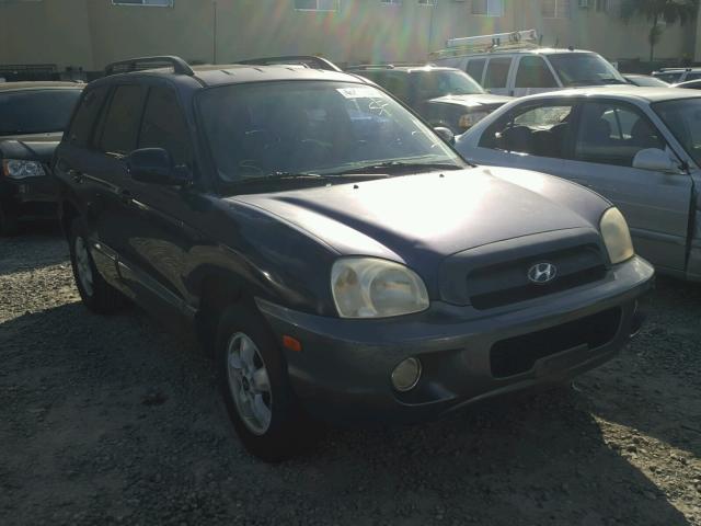 KM8SC13D75U917677 - 2005 HYUNDAI SANTA FE G BLUE photo 1