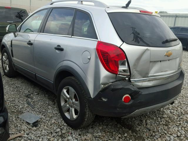 3GNAL2EK2DS621845 - 2013 CHEVROLET CAPTIVA LS SILVER photo 3