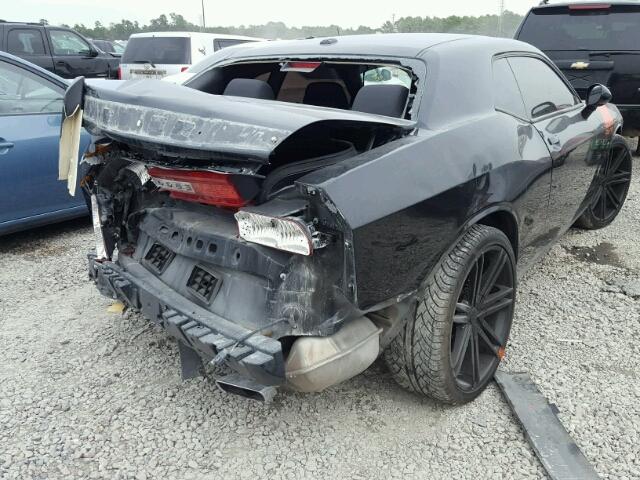 2C3CDYBT9CH171437 - 2012 DODGE CHALLENGER BLACK photo 4